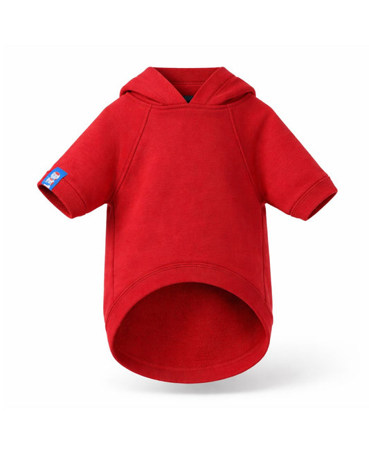 Nakışlı Evcil Hayvan Hoodie - Kırmızı