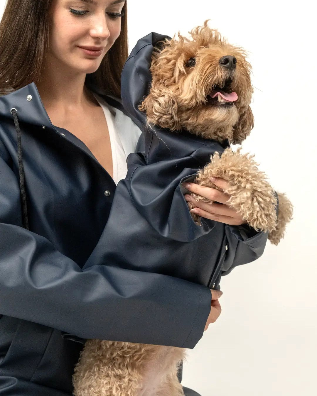 Köpek Yağmurluk - Lacivert