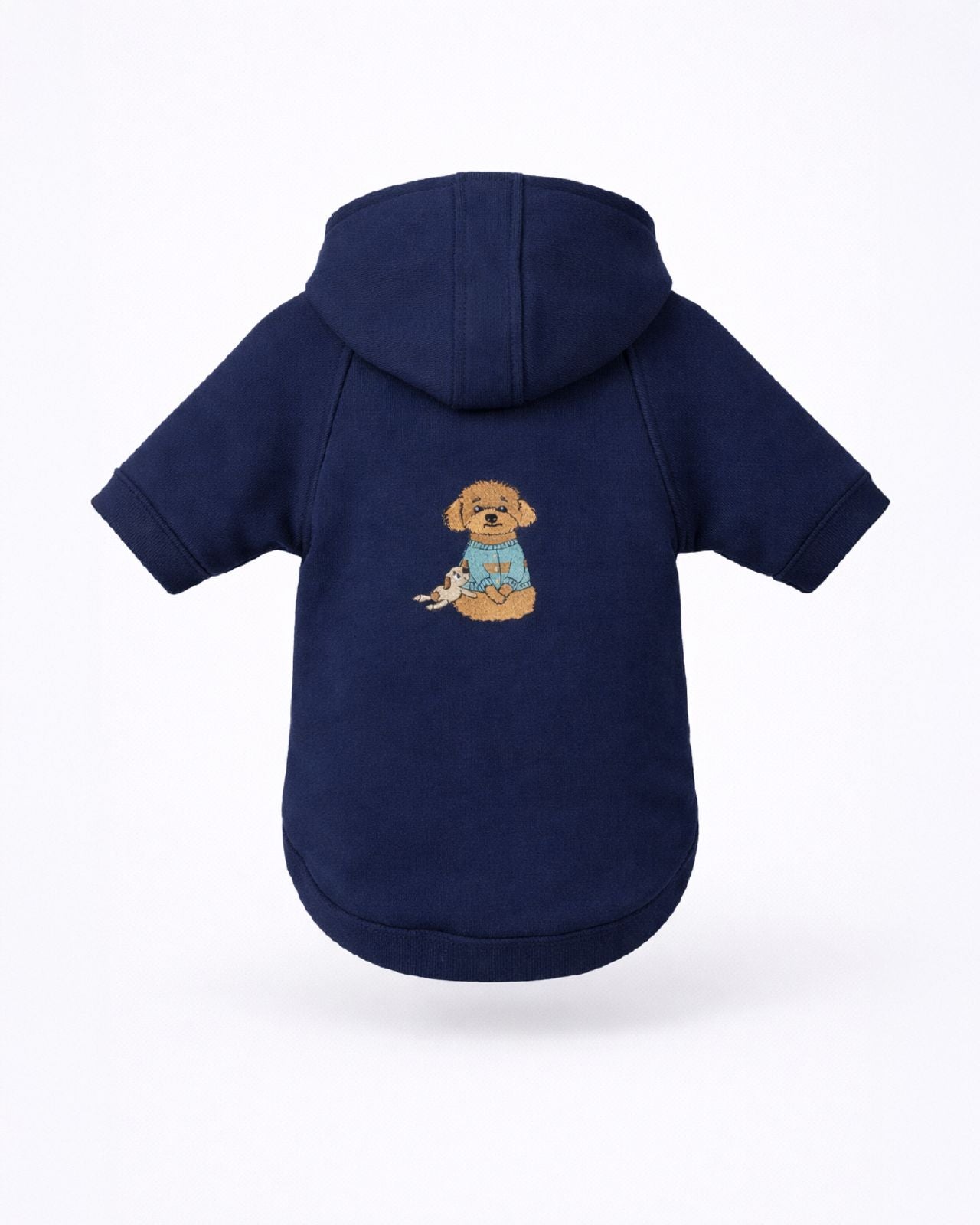 Nakışlı Evcil Hayvan Hoodie - Lacivert