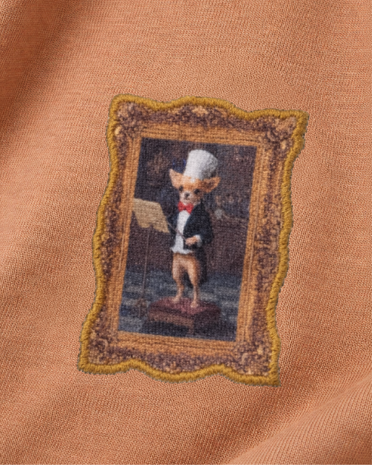 Aplikeli Evcil Hayvan Hoodie - BEJ