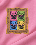 Aplike Evcil Hayvan Hoodie - Pembe