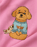 Nakışlı Evcil Hayvan Hoodie - Pembe
