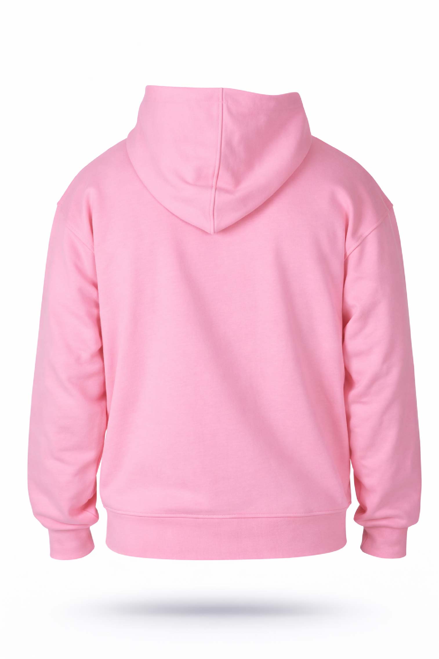 Aplikeli Hoodie Kombin Oversize - Pembe