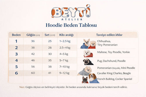 Aplikeli  Kombin Hoodie Bej